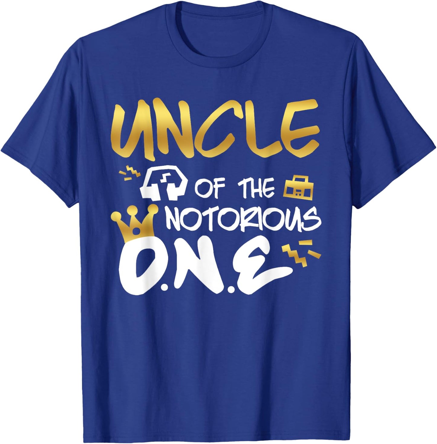 Uncle Of The Notorious One Old School 1st Hip Hop Birthday T-Shirt - T-Shirt | Royal