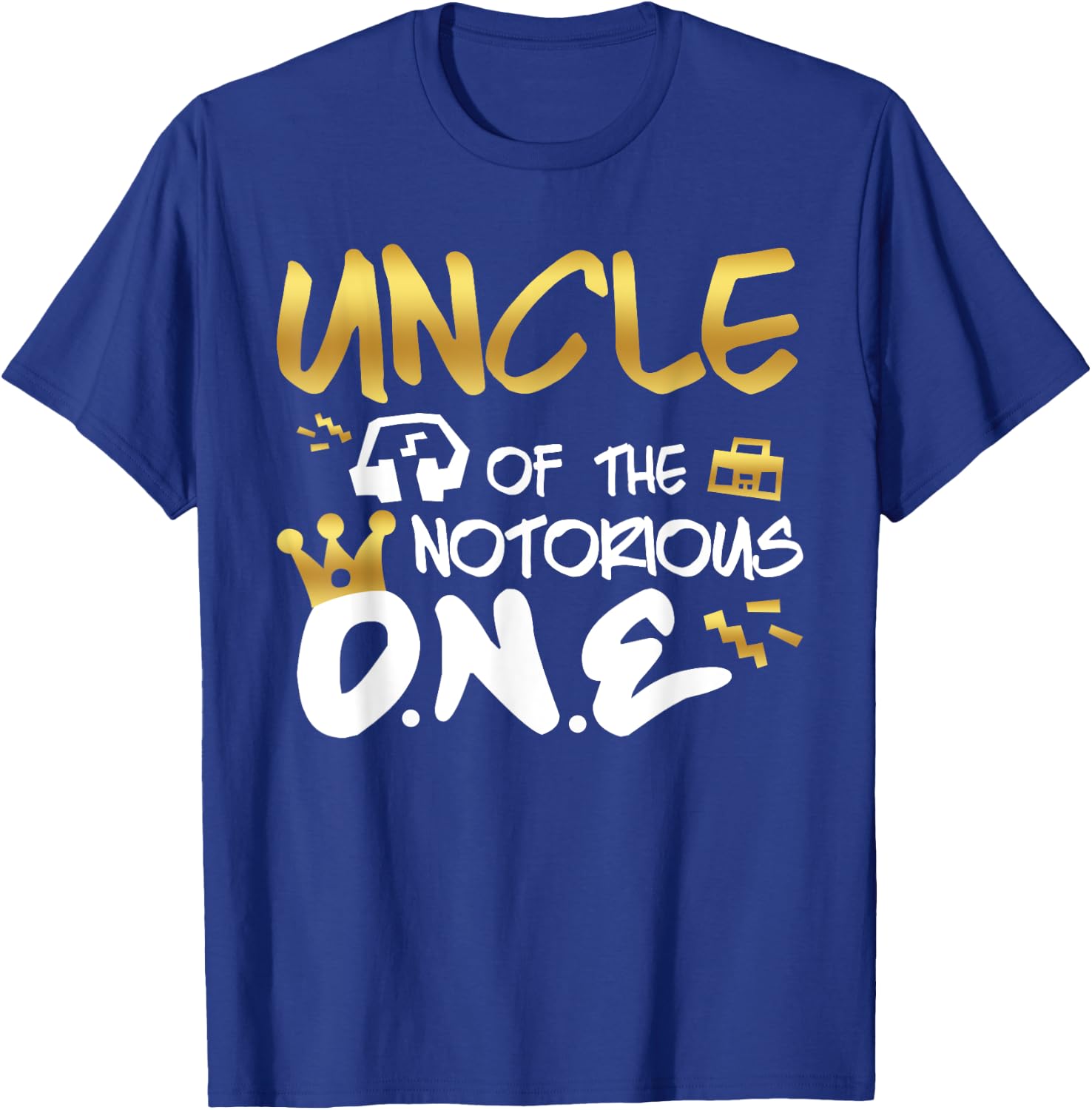 Uncle Of The Notorious One Old School 1st Hip Hop Birthday T-Shirt - T-Shirt | Royal