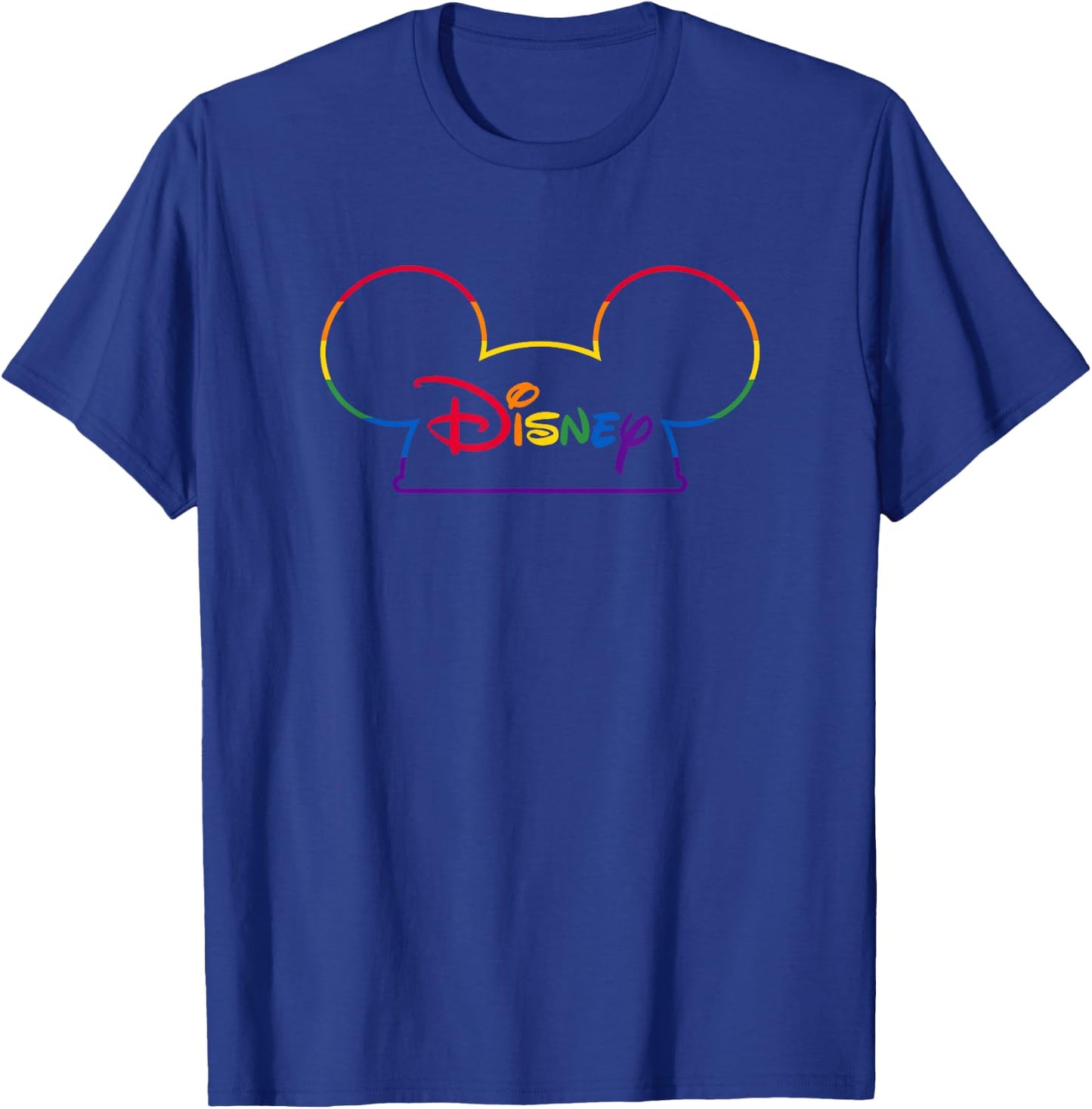 Disney Mickey Mouse Ears Outline T-Shirt - T-Shirt | Royal