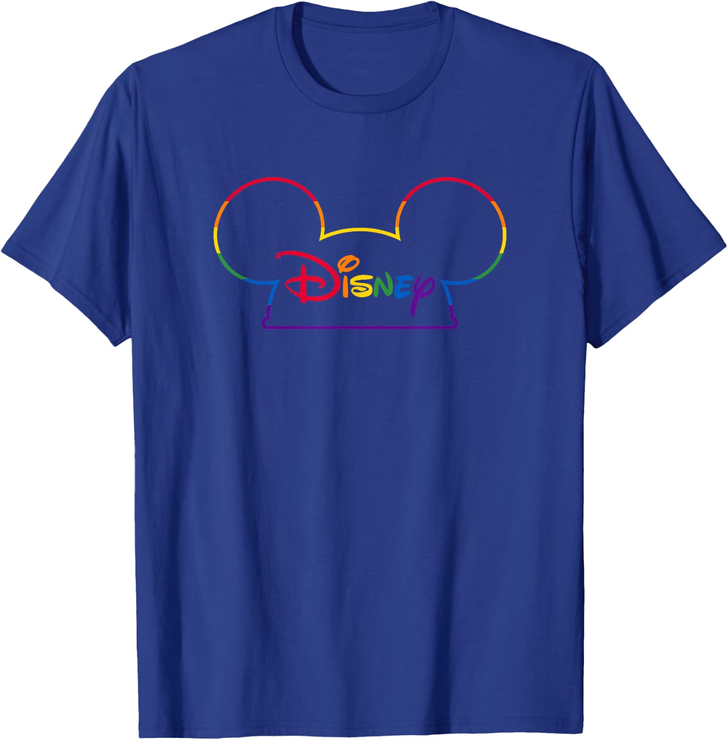 Disney Mickey Mouse Ears Outline T-Shirt - T-Shirt | Royal