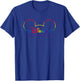 Disney Mickey Mouse Ears Outline T-Shirt - T-Shirt | Royal