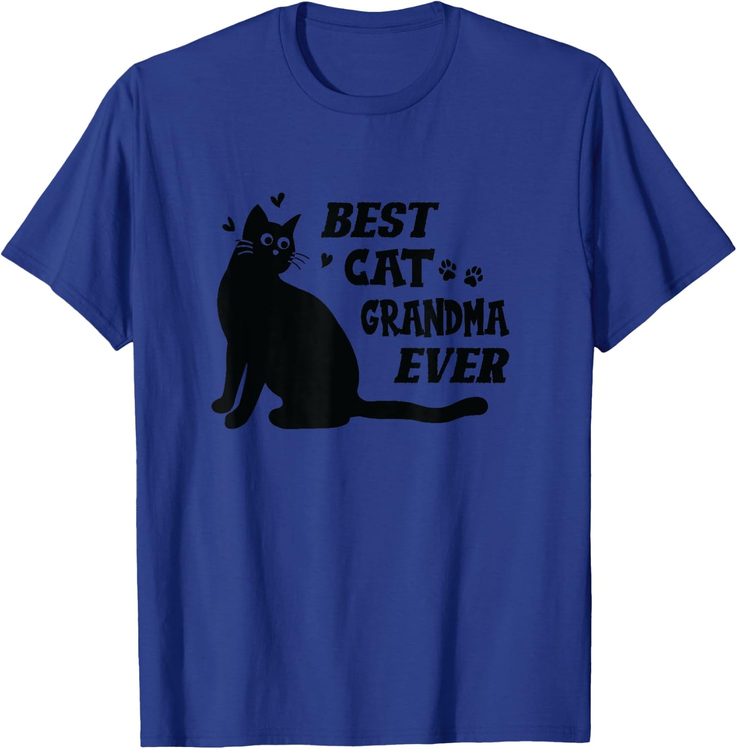 Best Cat Grandma Ever Grandmother and Cats T-Shirt - T-Shirt | Royal