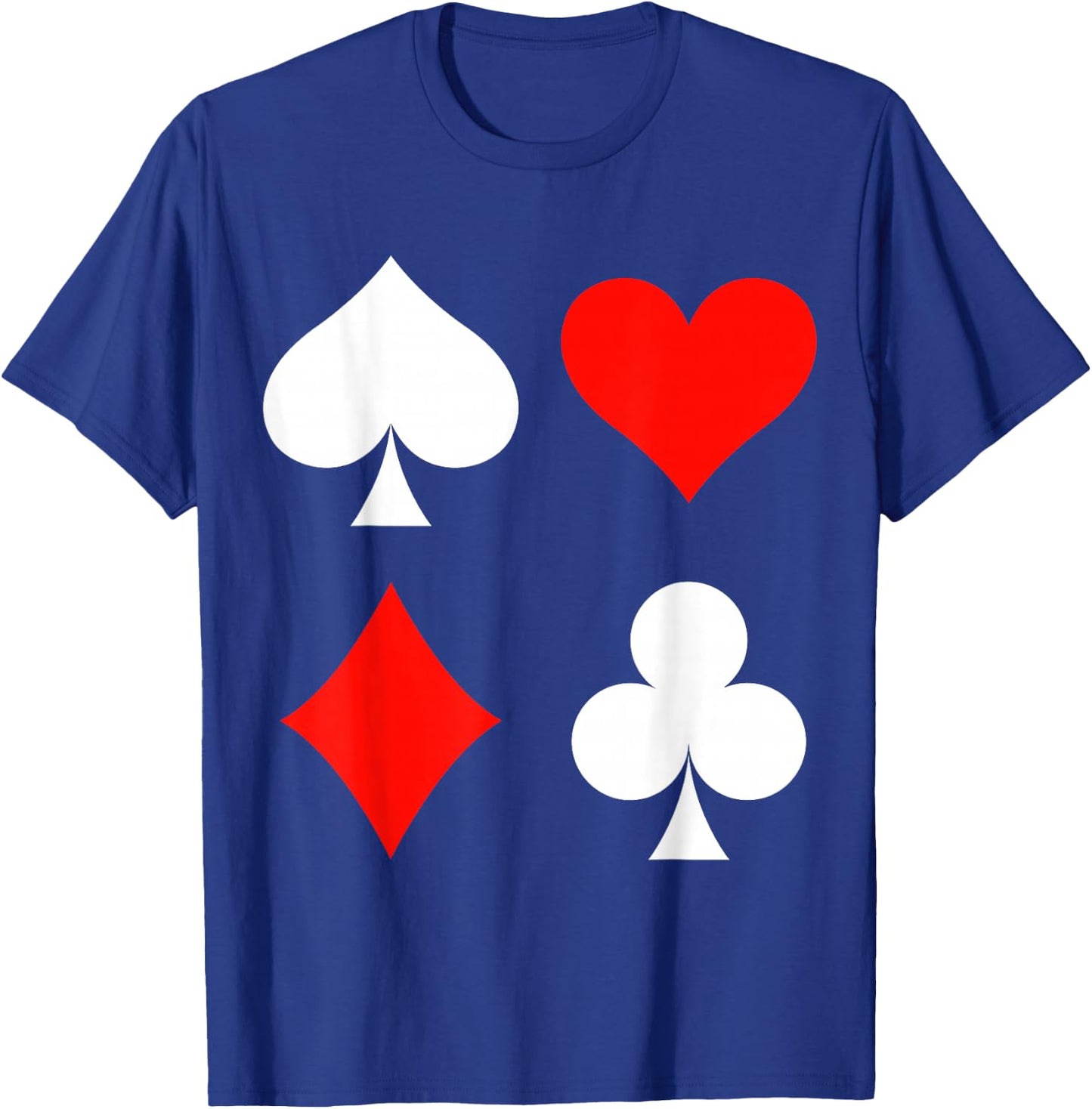 Playing Cards Skat Card Game Poker Costume Carnival Fancy Dress , black T-Shirt - T-Shirt | Royal