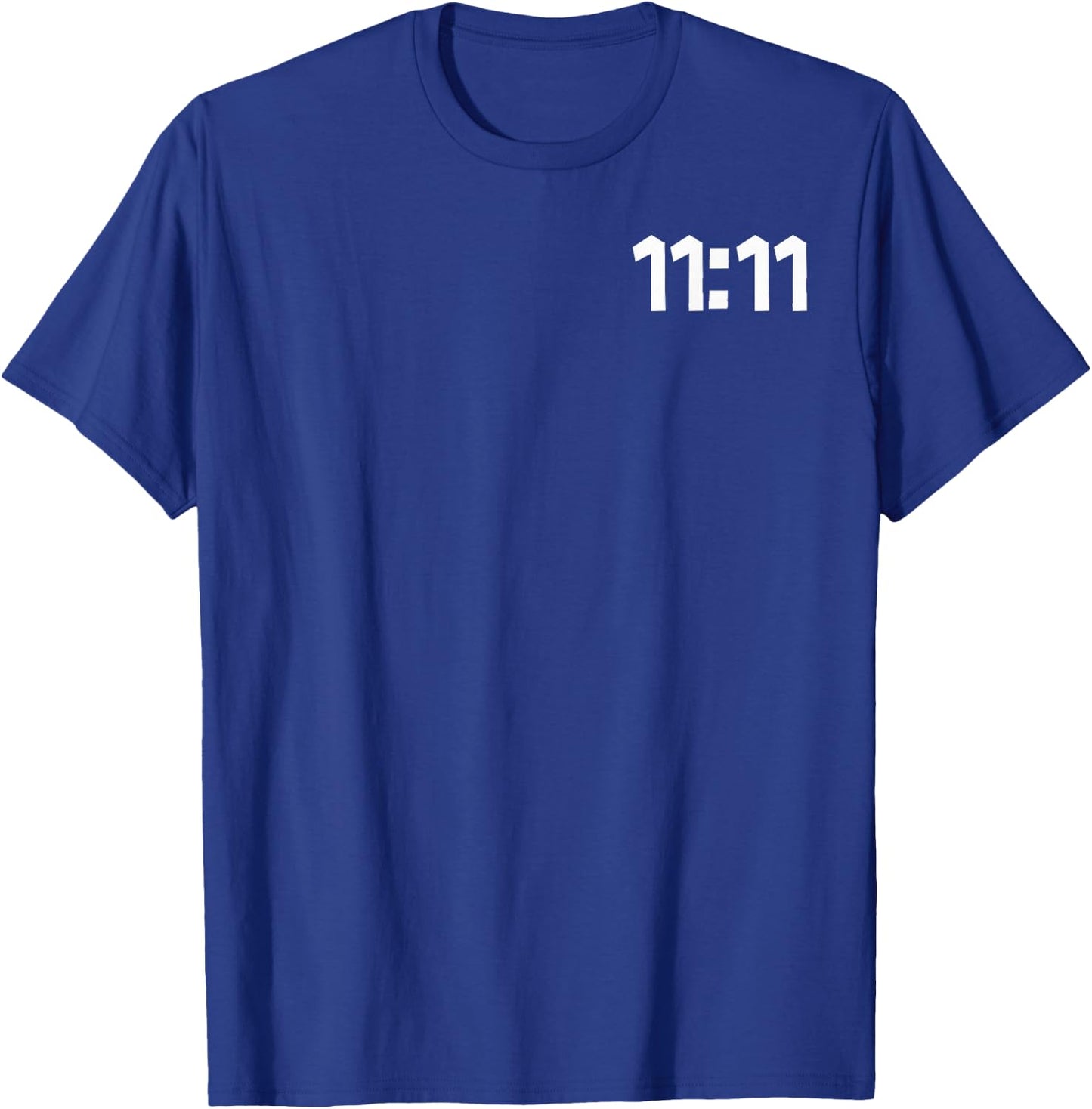 11:11 Make a Wish Spiritual Motivation Minimalist T-Shirt - T-Shirt | Royal