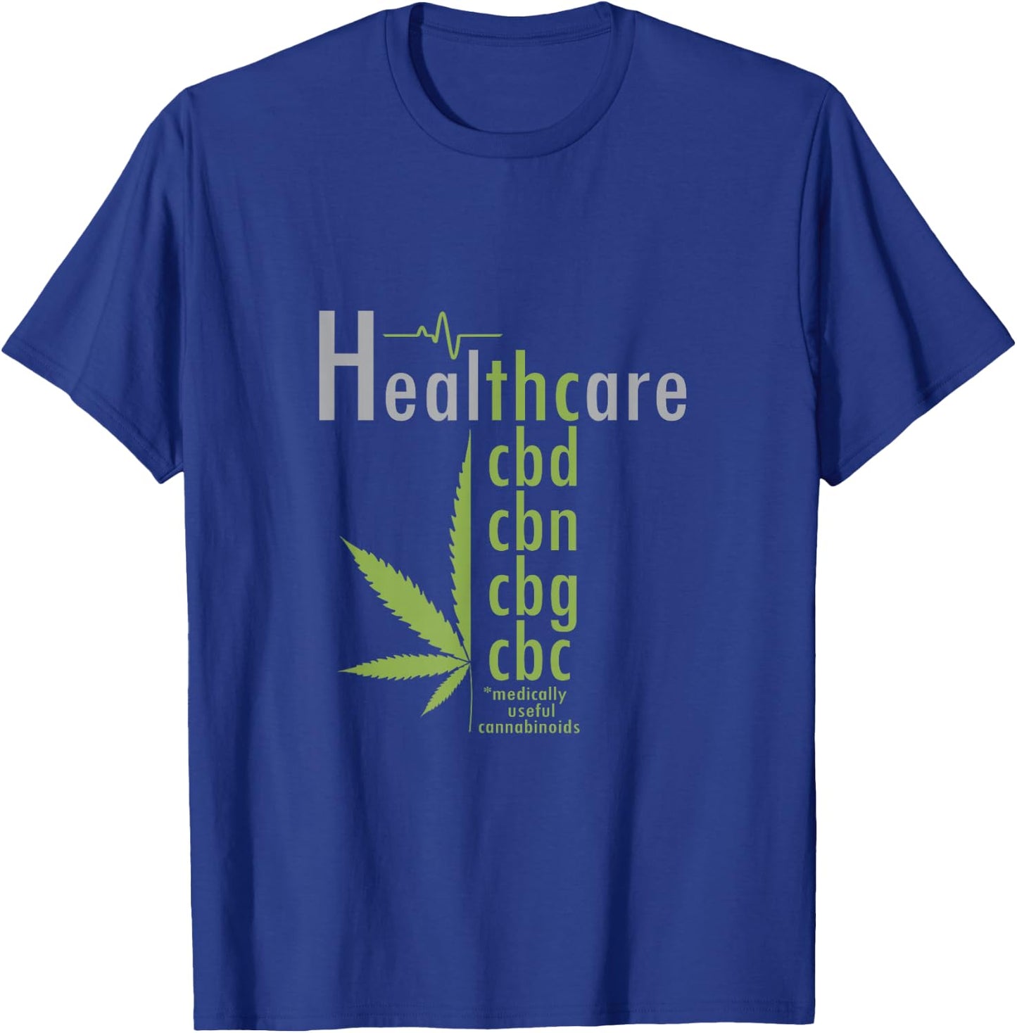 Healthcare| Marijuana Cannabis 420 Pot Stoner THC T-Shirt - T-Shirt | Royal