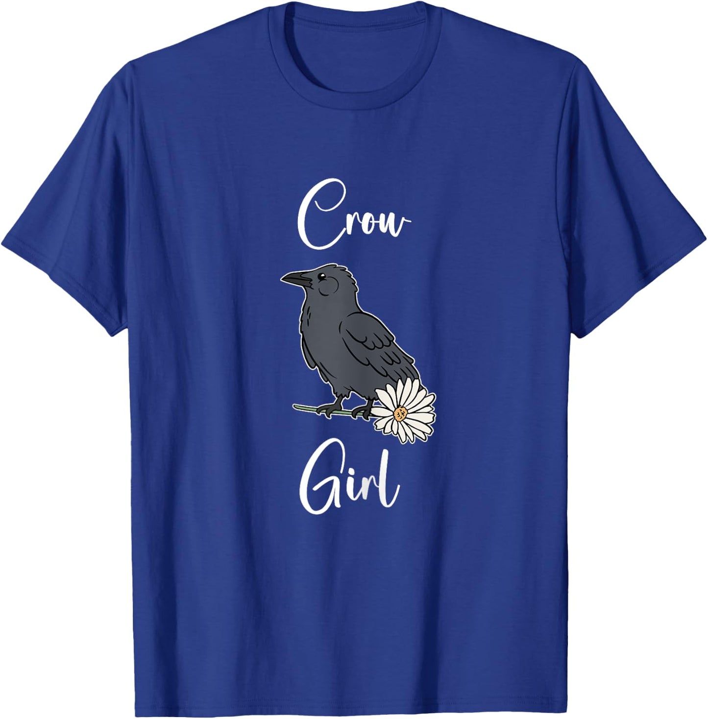Crow Girl Shirt Cute Cartoon Crow I Love Crows T-Shirt - T-Shirt | Royal