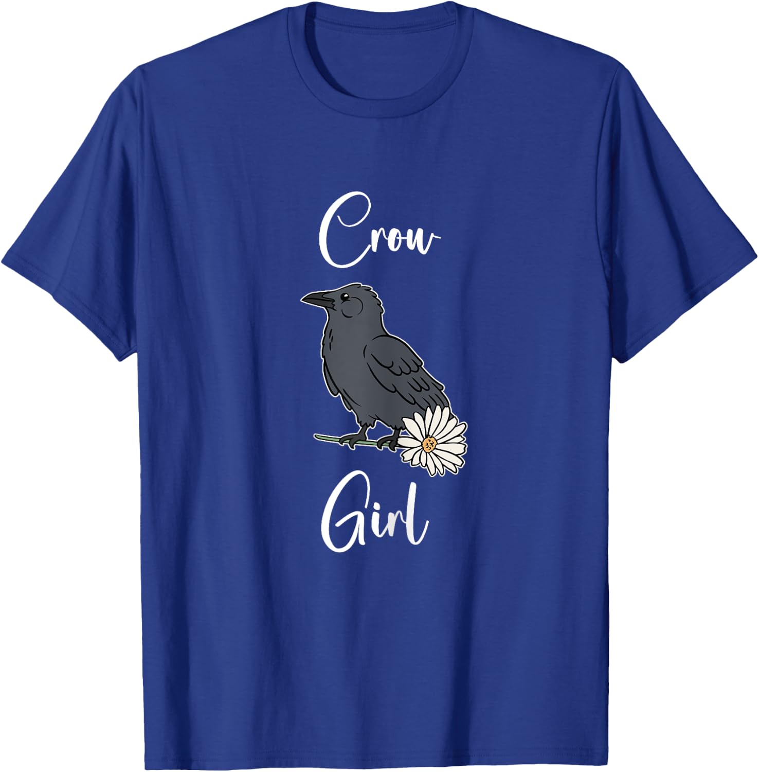 Crow Girl Shirt Cute Cartoon Crow I Love Crows T-Shirt - T-Shirt | Royal