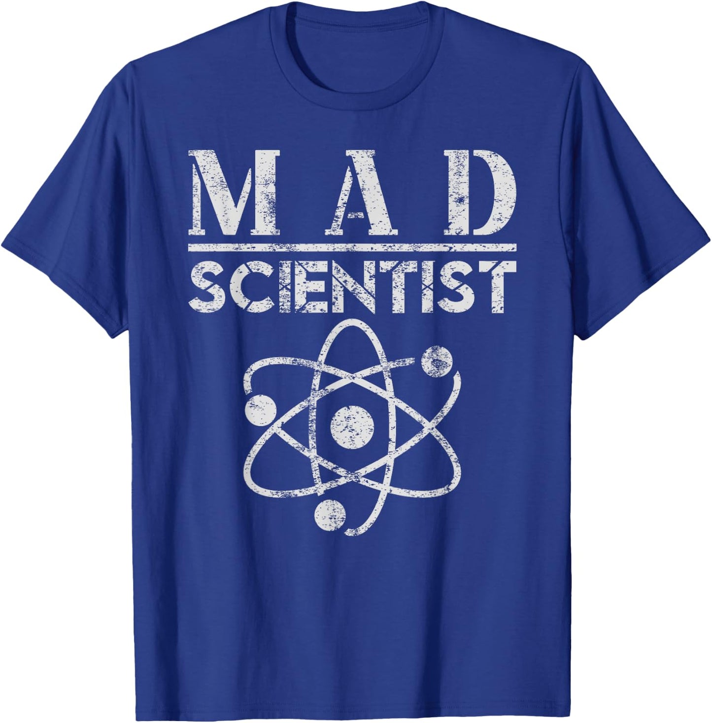 Mad Scientist Costume Lazy Halloween Costume Science Teacher T-Shirt - T-Shirt | Royal
