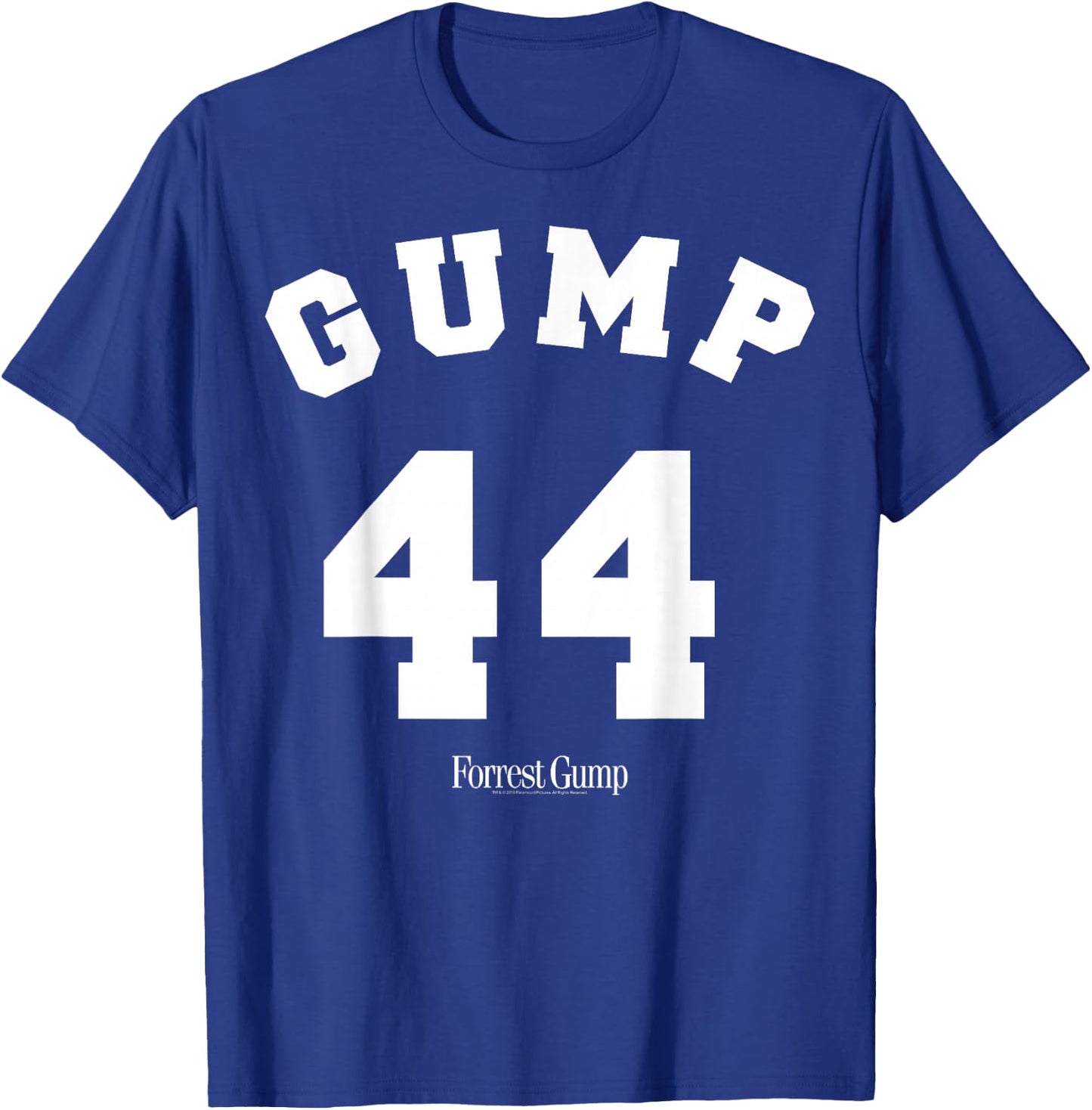 Forrest Gump 44 University Jersey T-Shirt - T-Shirt | Royal