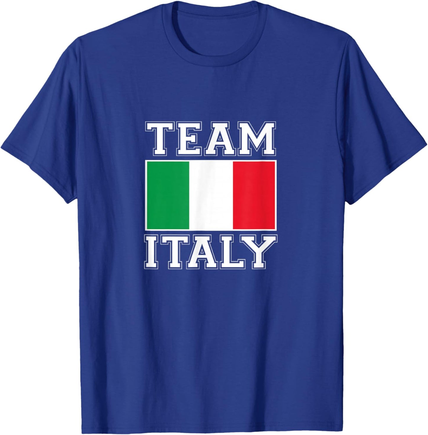 Team Italy Print Italian National Country Flag Italy T-Shirt - T-Shirt | Royal