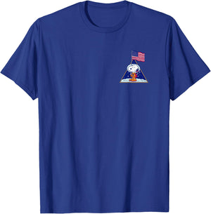 Peanuts Snoopy Space Traveler T-Shirt - T-Shirt | Royal