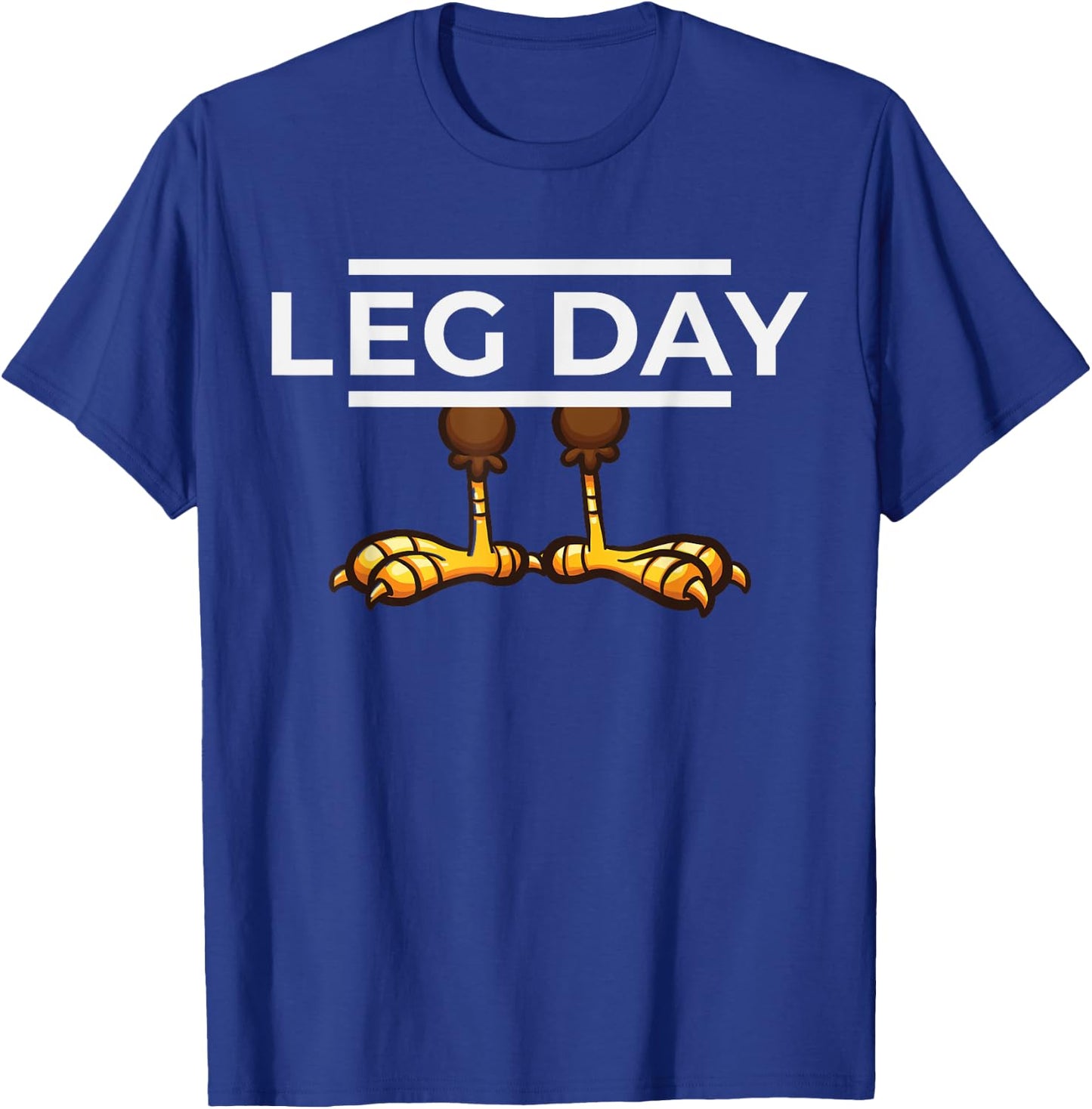 Leg Day Workout Shirt Thanksgiving T-Shirt - T-Shirt | Royal