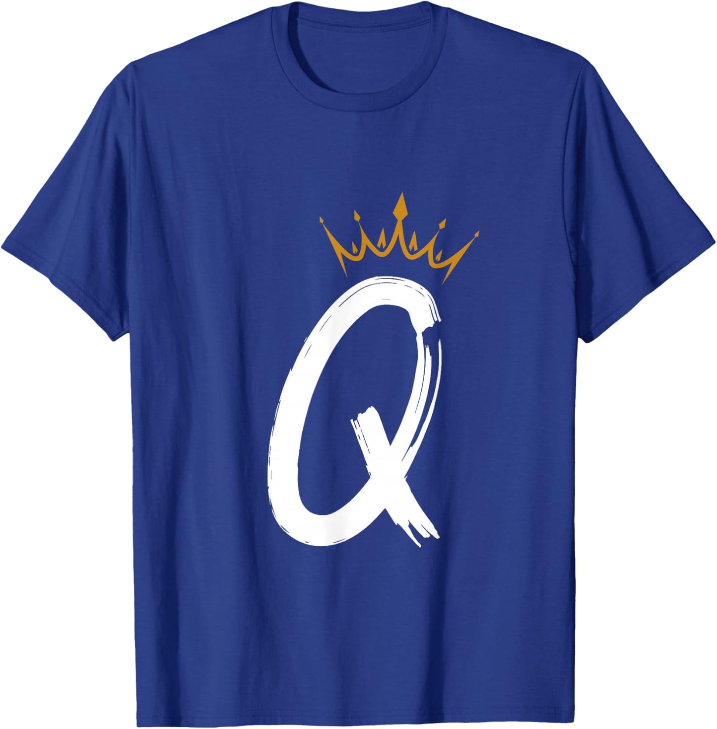 Queen King Letter Q - Favorite Letter With Crown Alphabet T-Shirt - T-Shirt | Royal