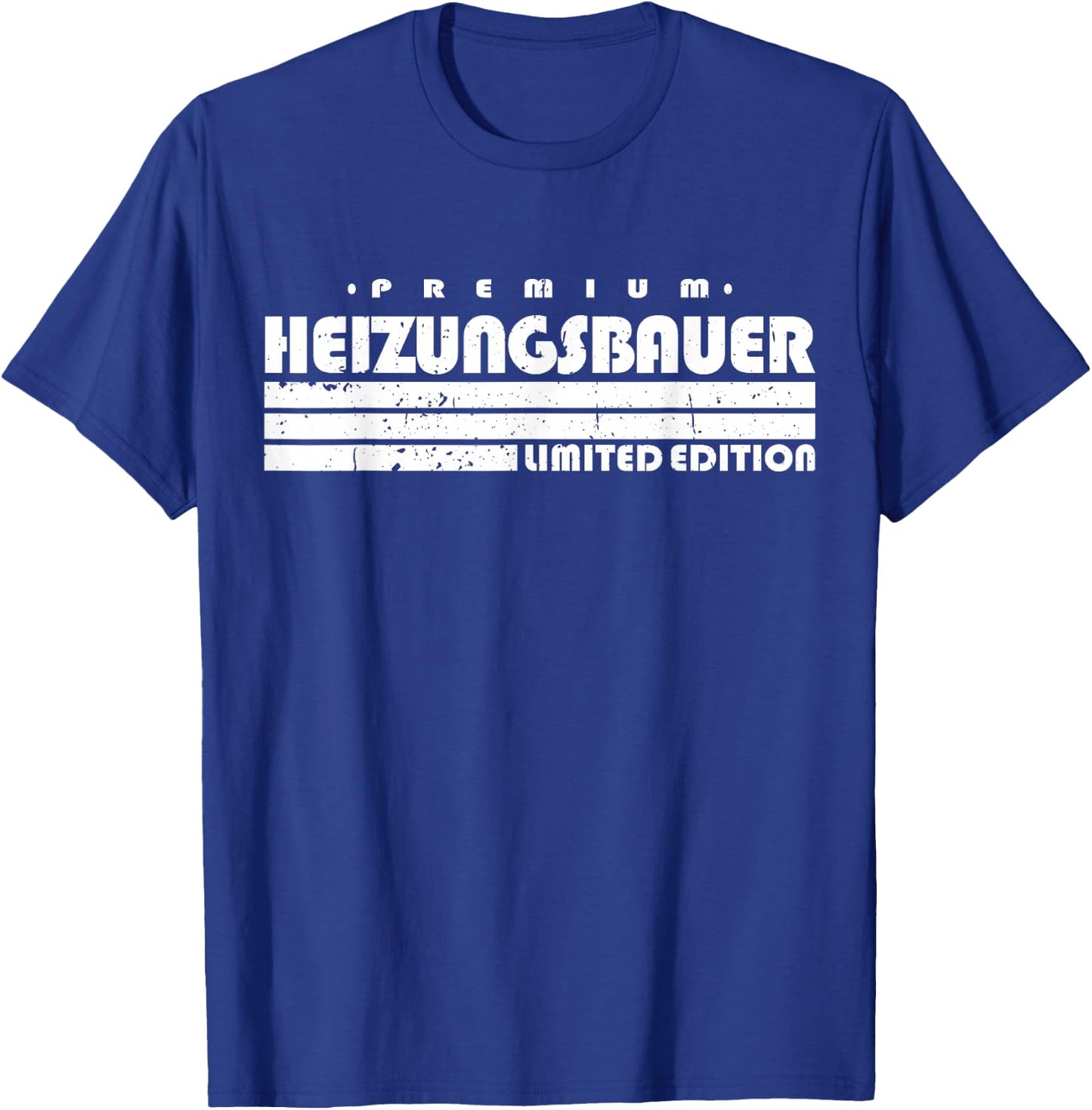 Men's Radiator Builder Limited Edition Funny Heating Construction , black T-Shirt - T-Shirt | Royal