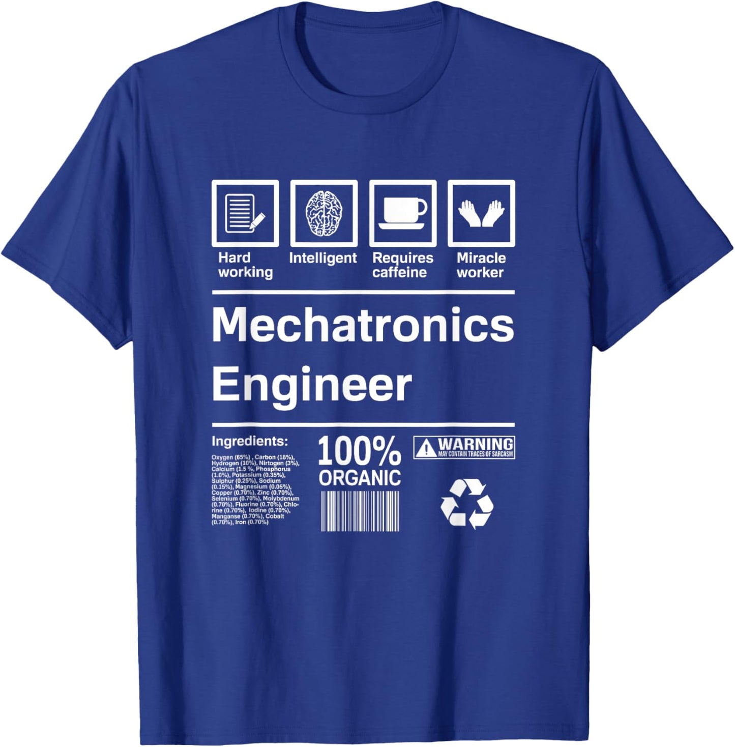 Mechatronics Engineer Gift T-Shirt - T-Shirt | Royal