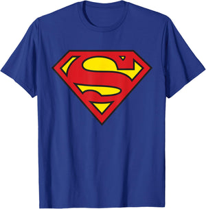 DC Superman Logo Classic T-Shirt - T-Shirt | Royal