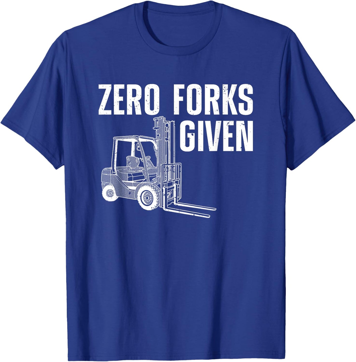 Funny Forklift Driver Art Women Forklift Operator T-Shirt - T-Shirt | Royal