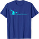 Minimalist Doing Kayak Drawing Abstract Kayaker , Black, S T-Shirt - T-Shirt | Royal