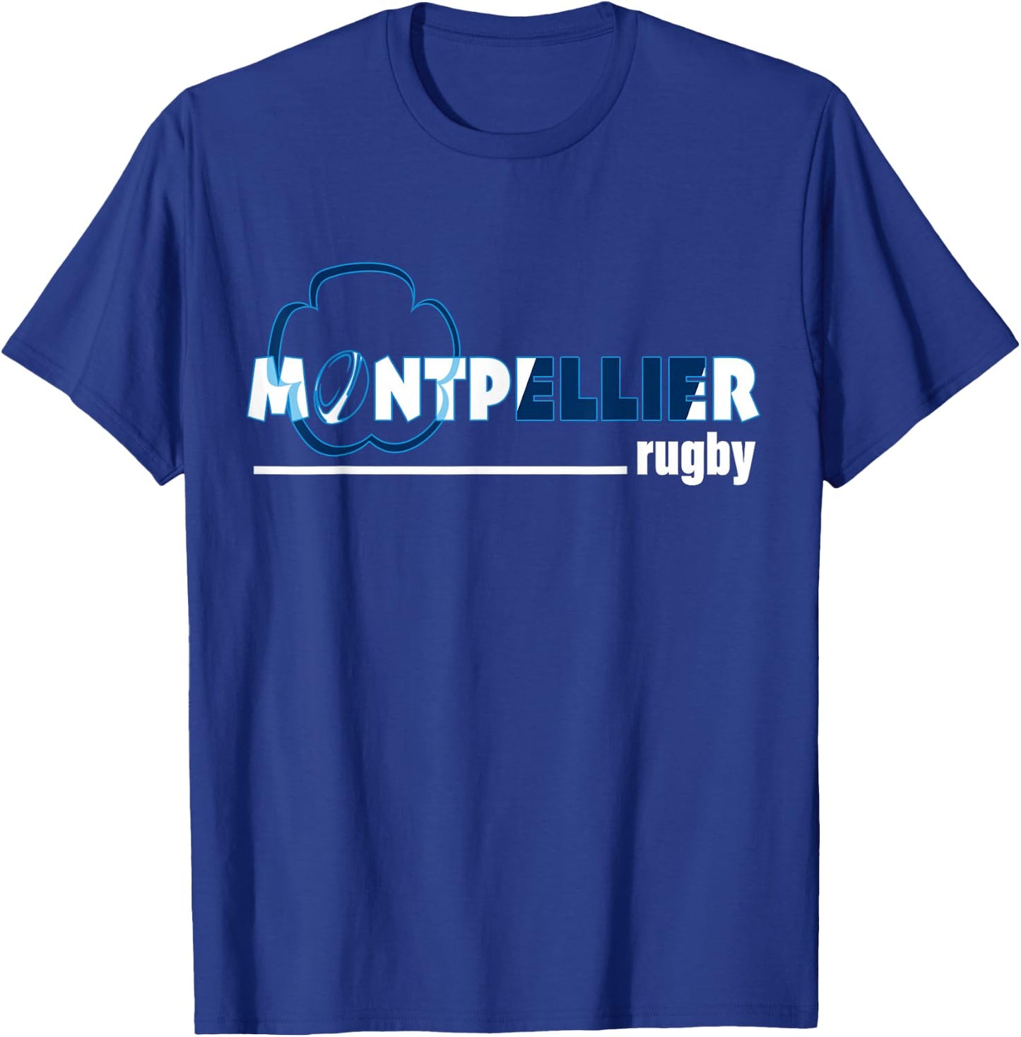 Rugby Montpellier Ciste Gift Supporter Man Woman Child , Black, S T-Shirt - T-Shirt | Royal