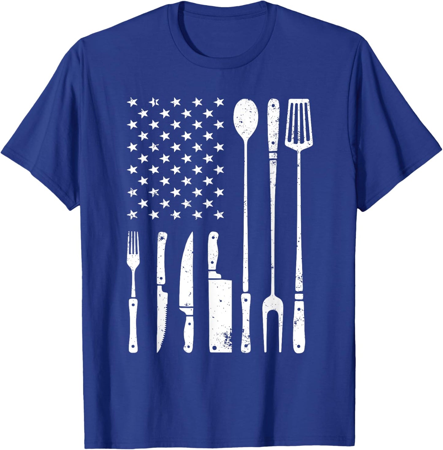 Cool BBQ Grilling Design Women Barbecue Meat Smoker T-Shirt - T-Shirt | Royal