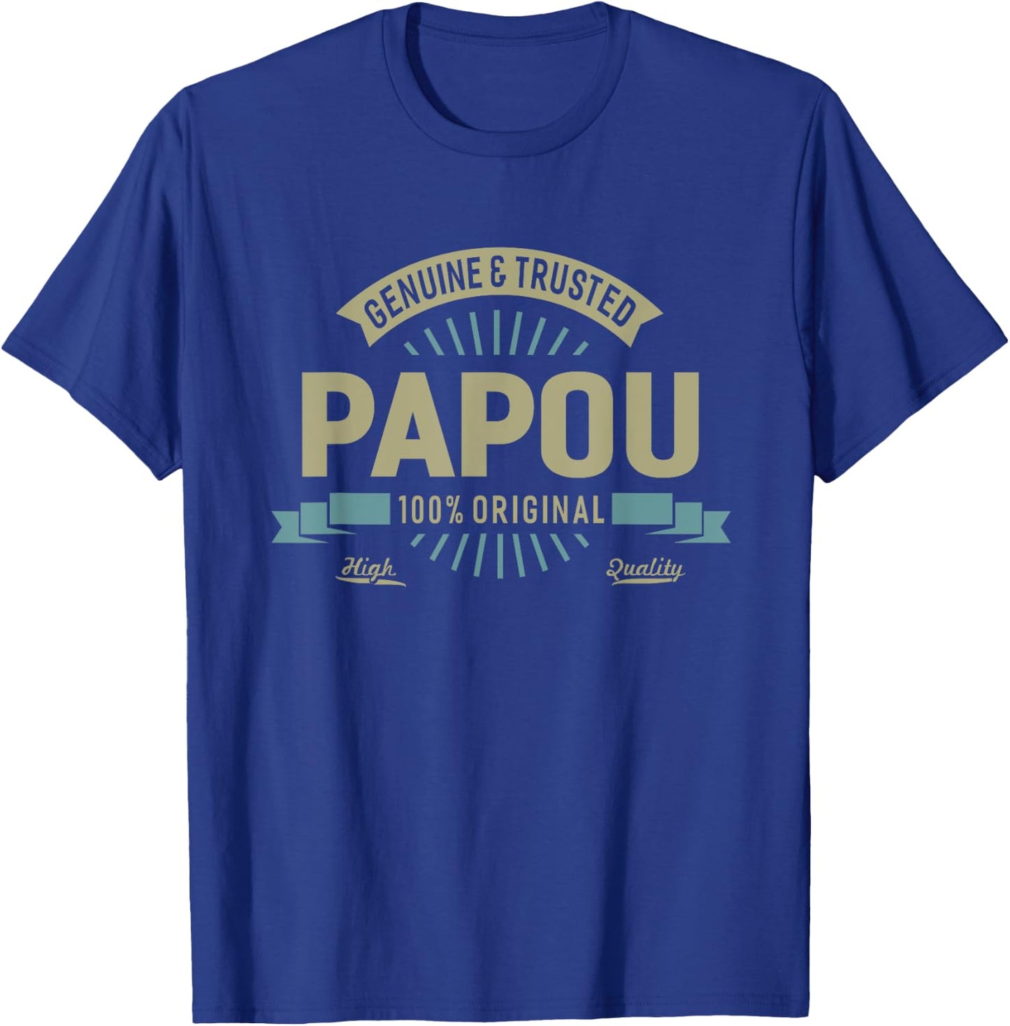 Genuine Papou Great Gifts For Grandpa Men T-Shirt - T-Shirt | Royal