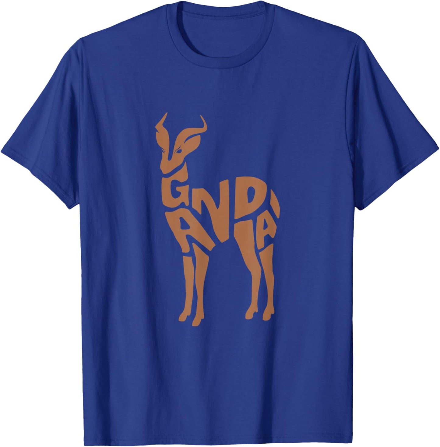 Ugandan Kob Uganda Word Art - Funny African Animal T-Shirt - T-Shirt | Royal