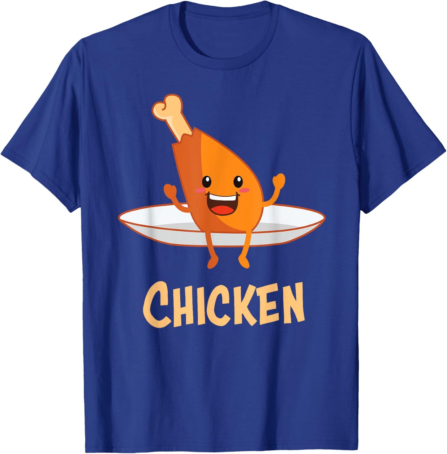 Chicken & Waffles Matching Couple Halloween Best Friends T-Shirt - T-Shirt | Royal