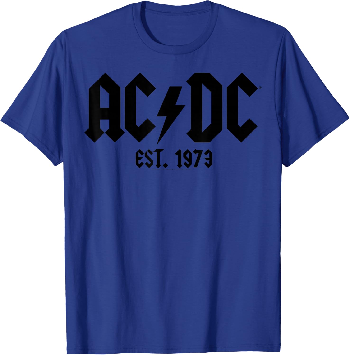 AC/DC - Let It Give Rock , blue T-Shirt - T-Shirt | Royal