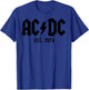 AC/DC - Let It Give Rock , blue T-Shirt - T-Shirt | Royal