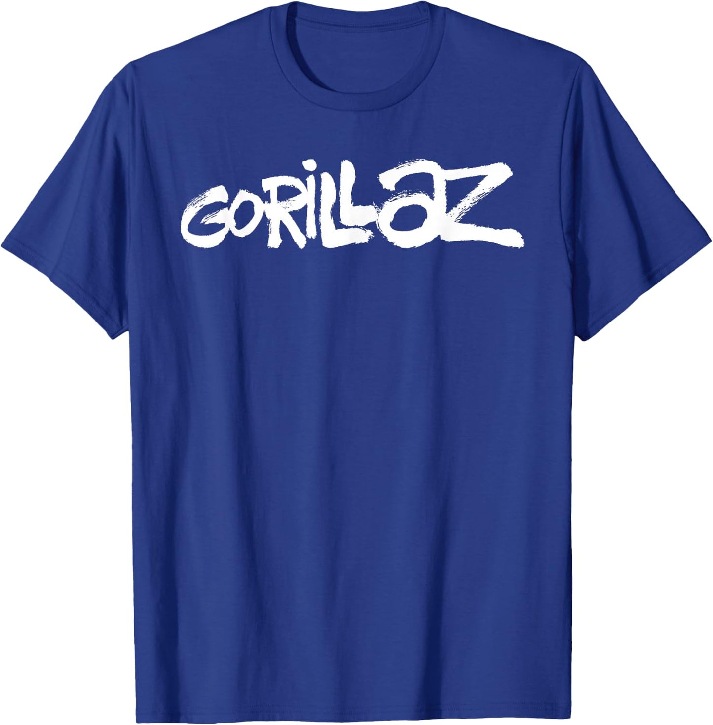 Gorillaz White Paint Brush Logo Small T-Shirt - T-Shirt | Royal