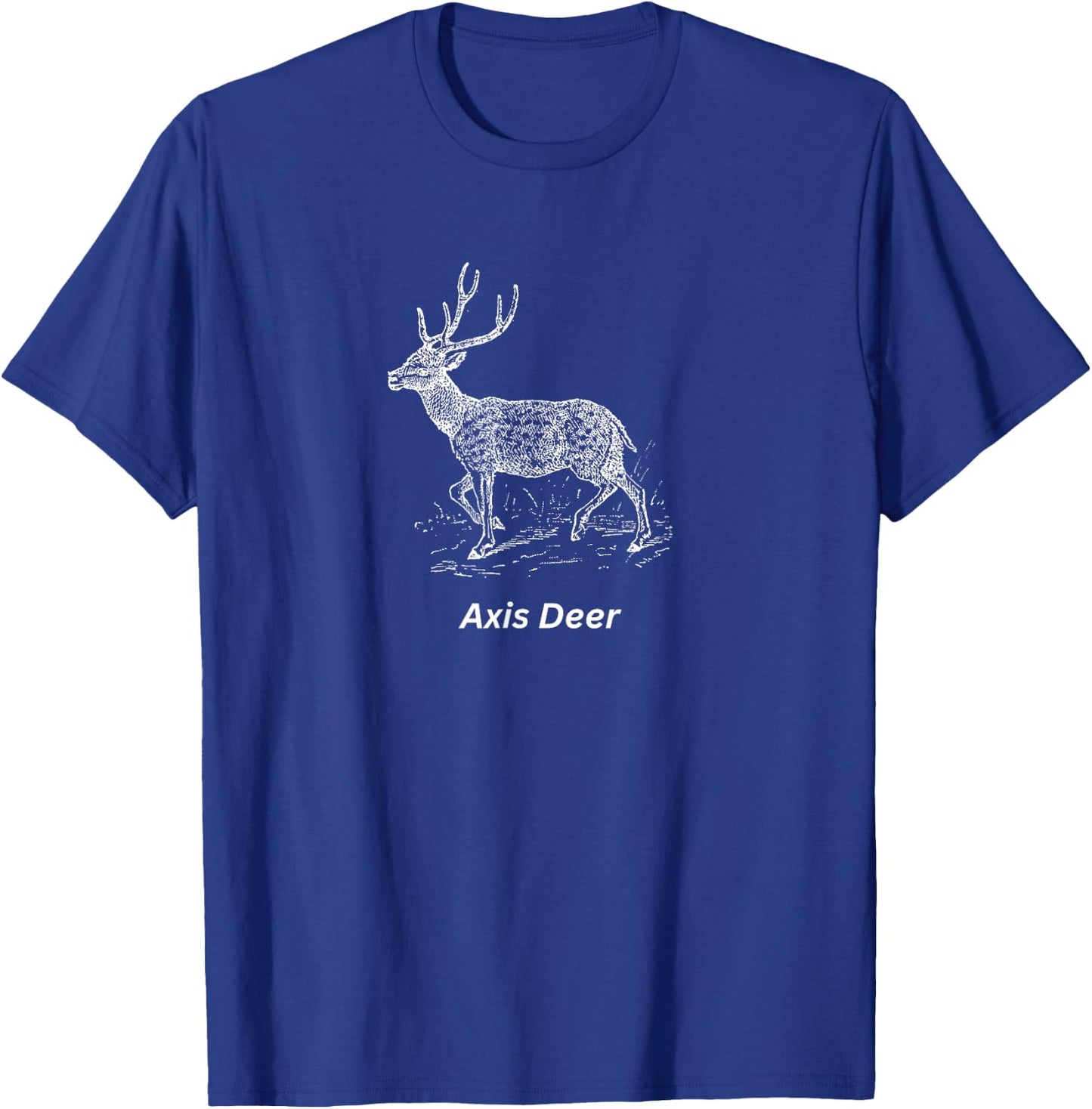 Axis Deer Hunting Spotted Deer Chital Cheetal T-Shirt - T-Shirt | Royal