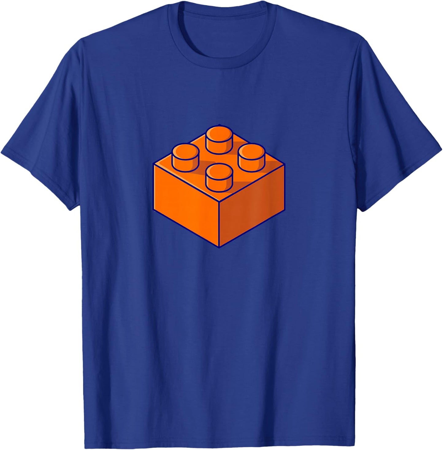 Building Block of Life - Build Toys Fun , black T-Shirt - T-Shirt | Royal