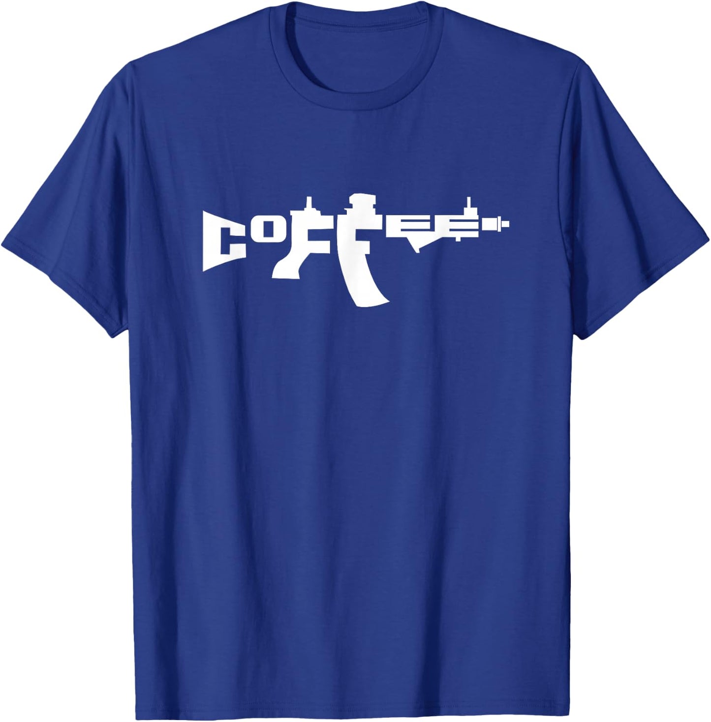 Coffee AR15 Rifle Gun Owner T-Shirt - T-Shirt | Royal