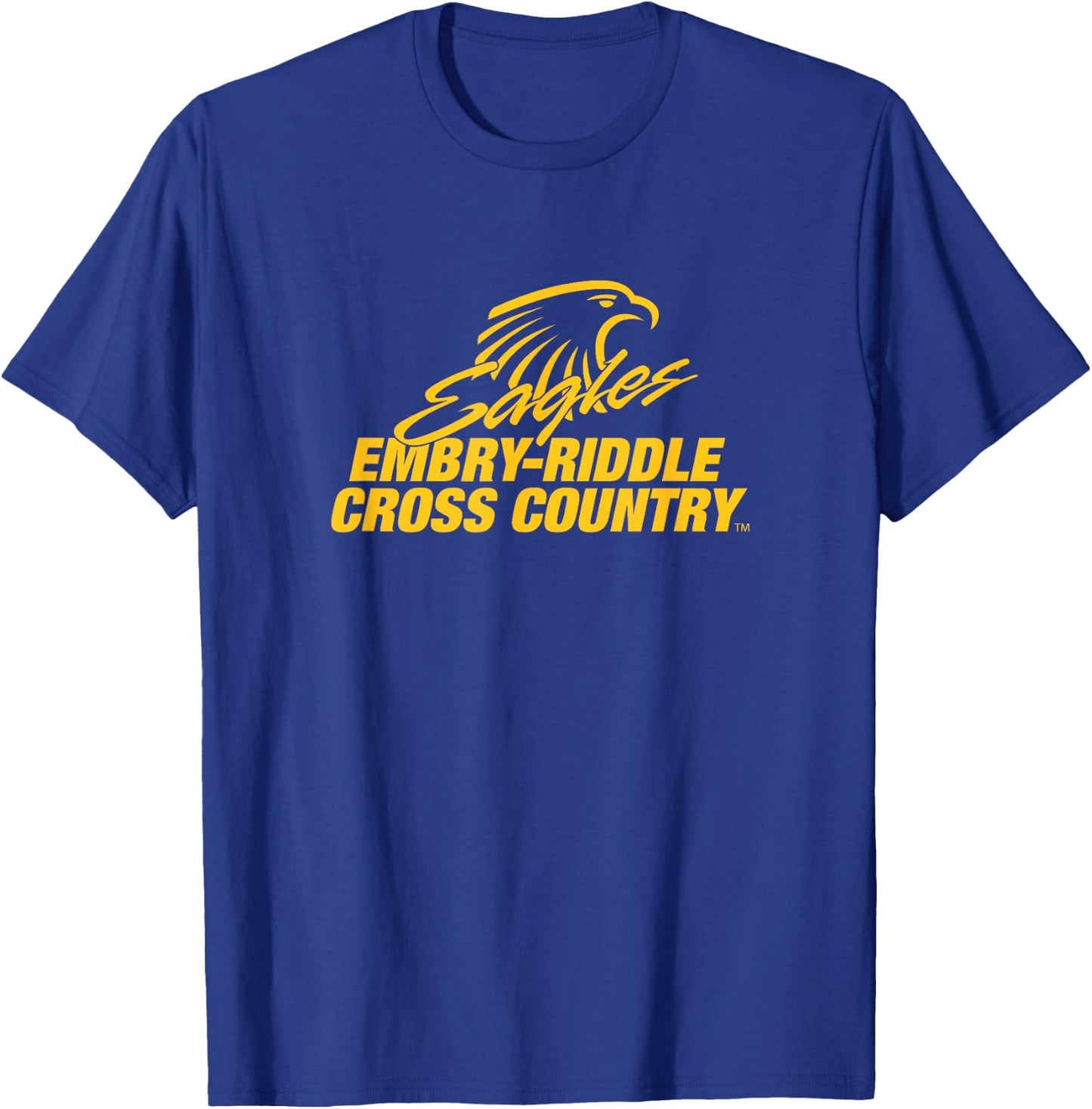 Embry-Riddle Aeronautical Eagles Cross Country Sports Fan T-Shirt - T-Shirt | Royal
