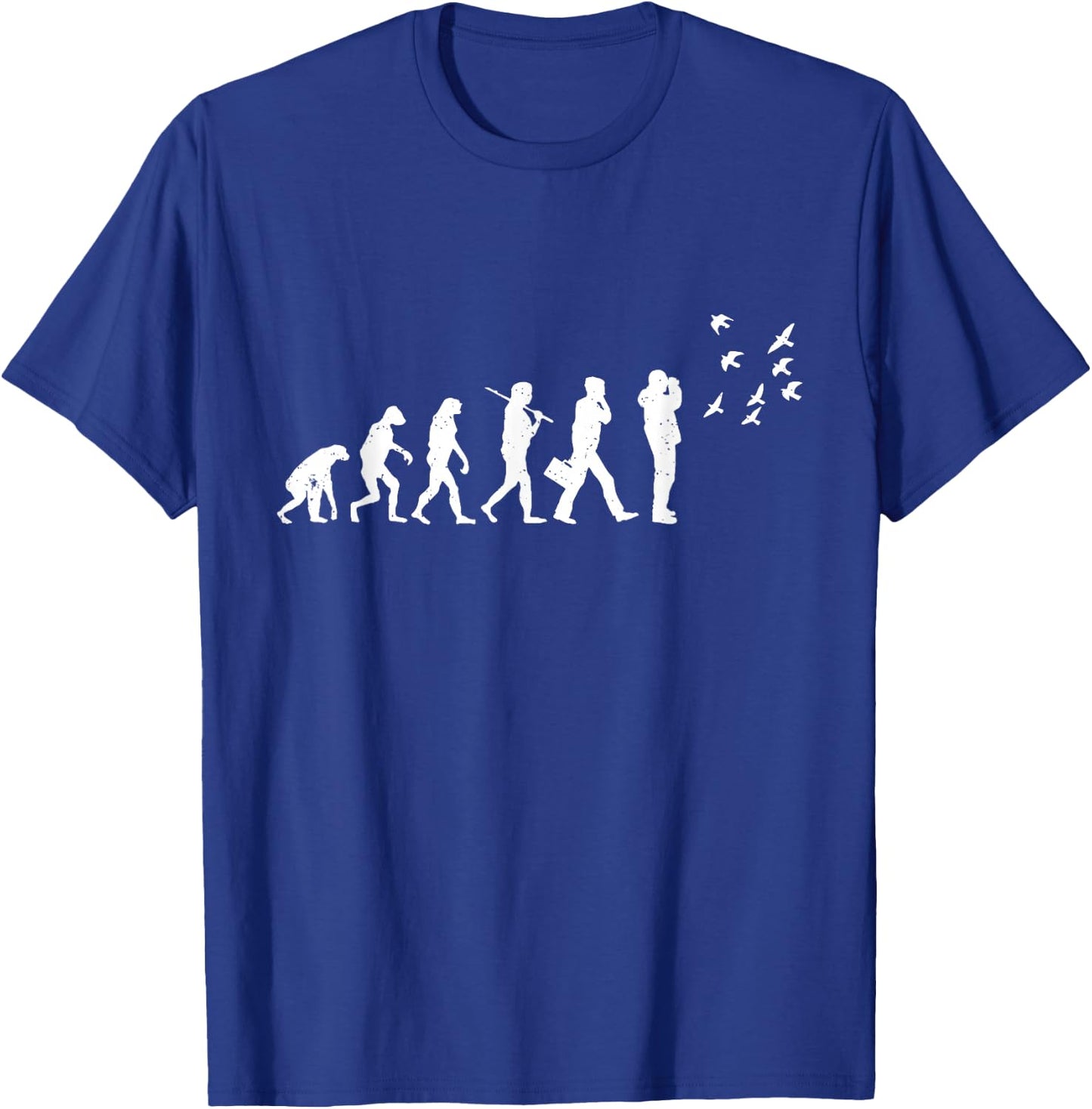 Birdwatcher Bird Day Funny Birding Birdwatching Nerd Birder T-Shirt - T-Shirt | Royal