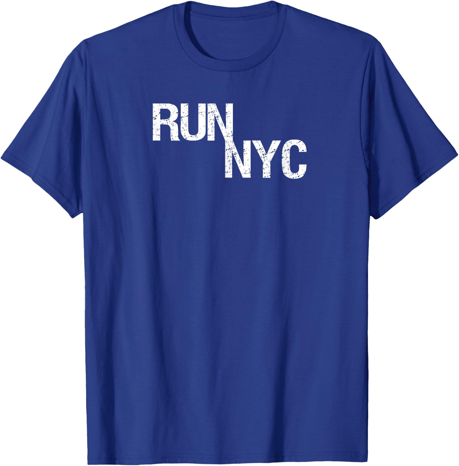NYC Runner Shirt, New York Running Apparel, Run Manhattan T-Shirt - T-Shirt | Royal