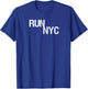 NYC Runner Shirt, New York Running Apparel, Run Manhattan T-Shirt - T-Shirt | Royal