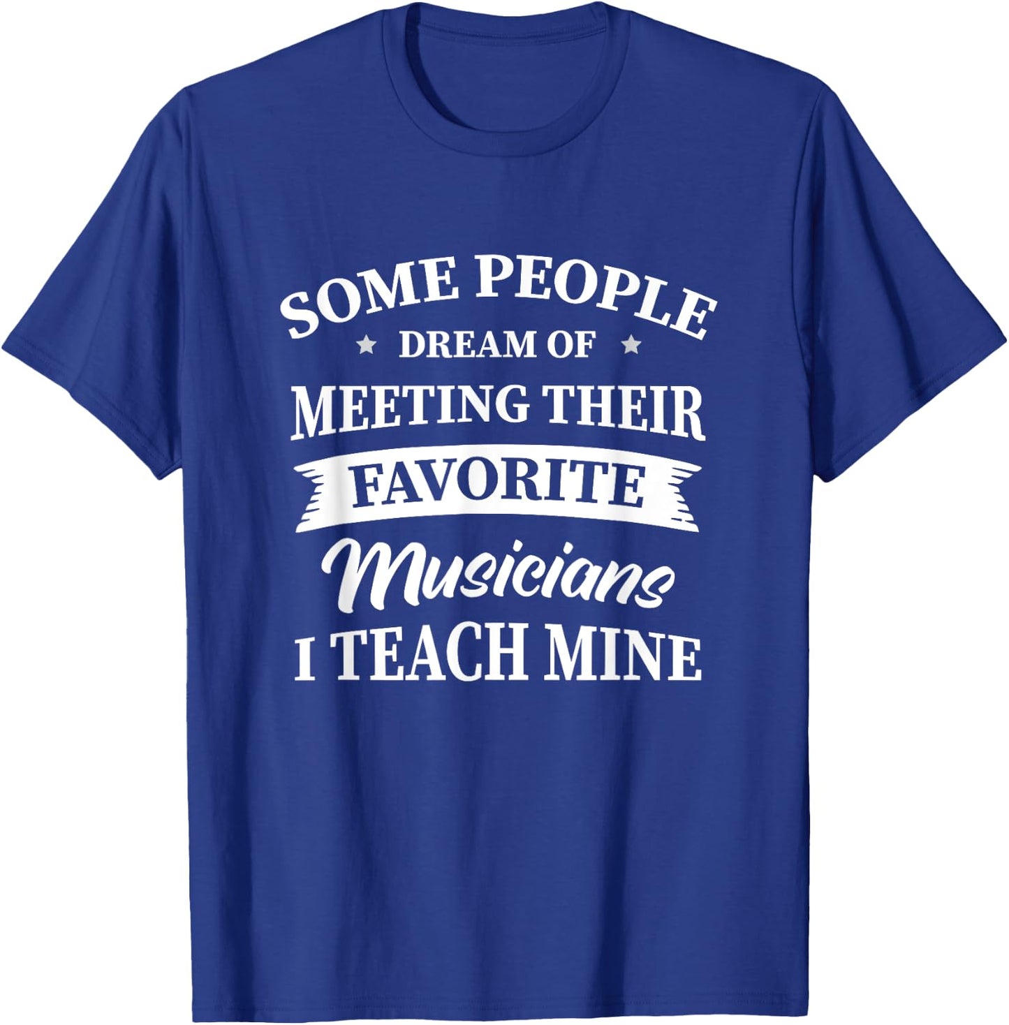 Musik Lehrer Schule Musikschule Musikunterricht Musiklehrer T-Shirt - T-Shirt | Royal