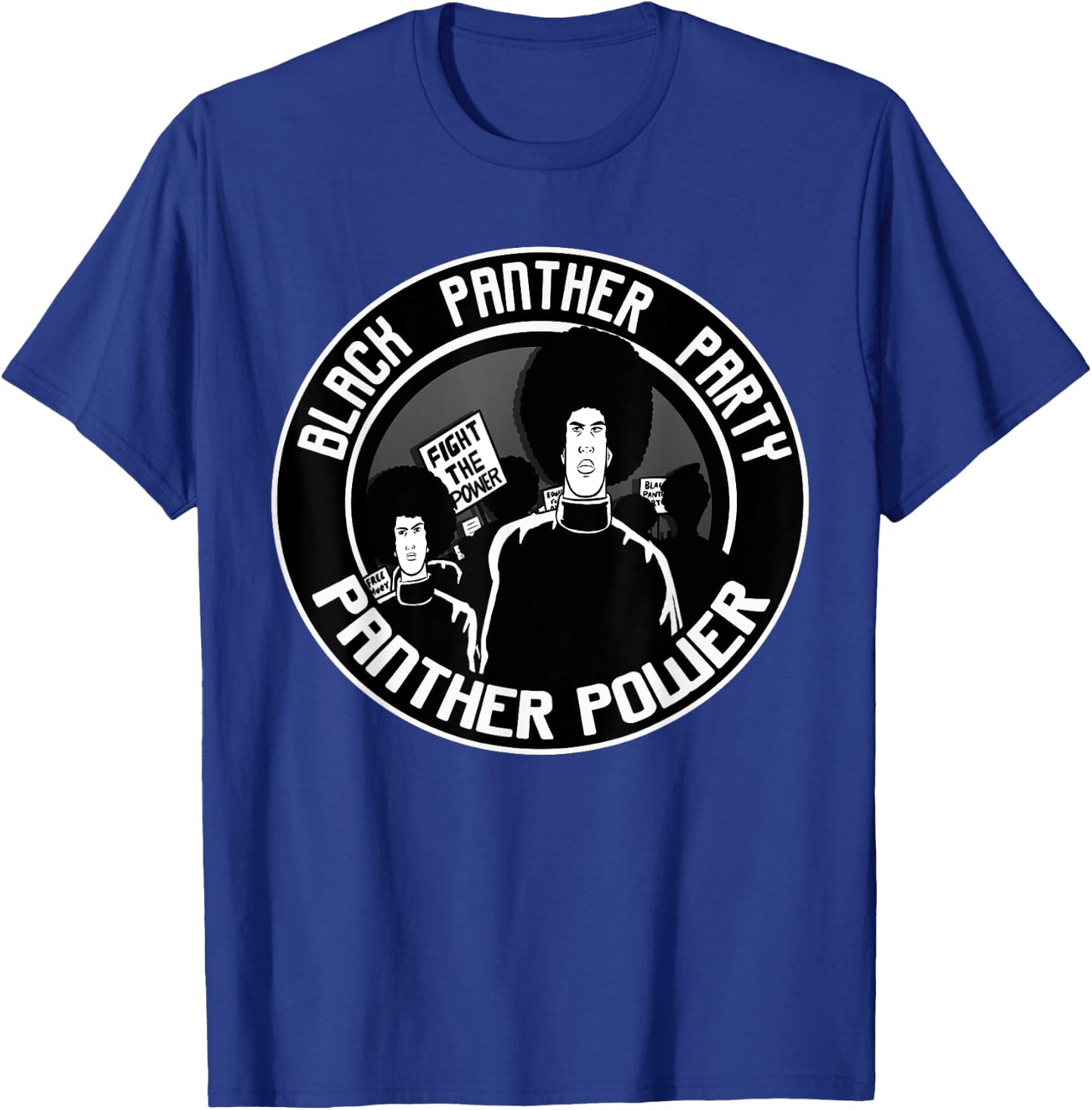 Black Power Panther Party Civil Rights Supporter 1966 T-Shirt - T-Shirt | Royal