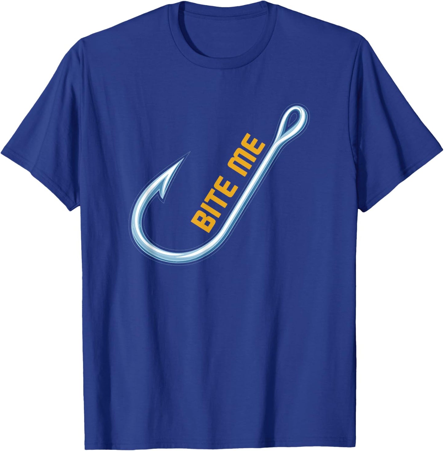 Bite Me Fishing T Shirt T-Shirt - T-Shirt | Royal