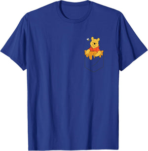 Disney Winnie the Pooh Hunny in My Pocket , black T-Shirt - T-Shirt | Royal