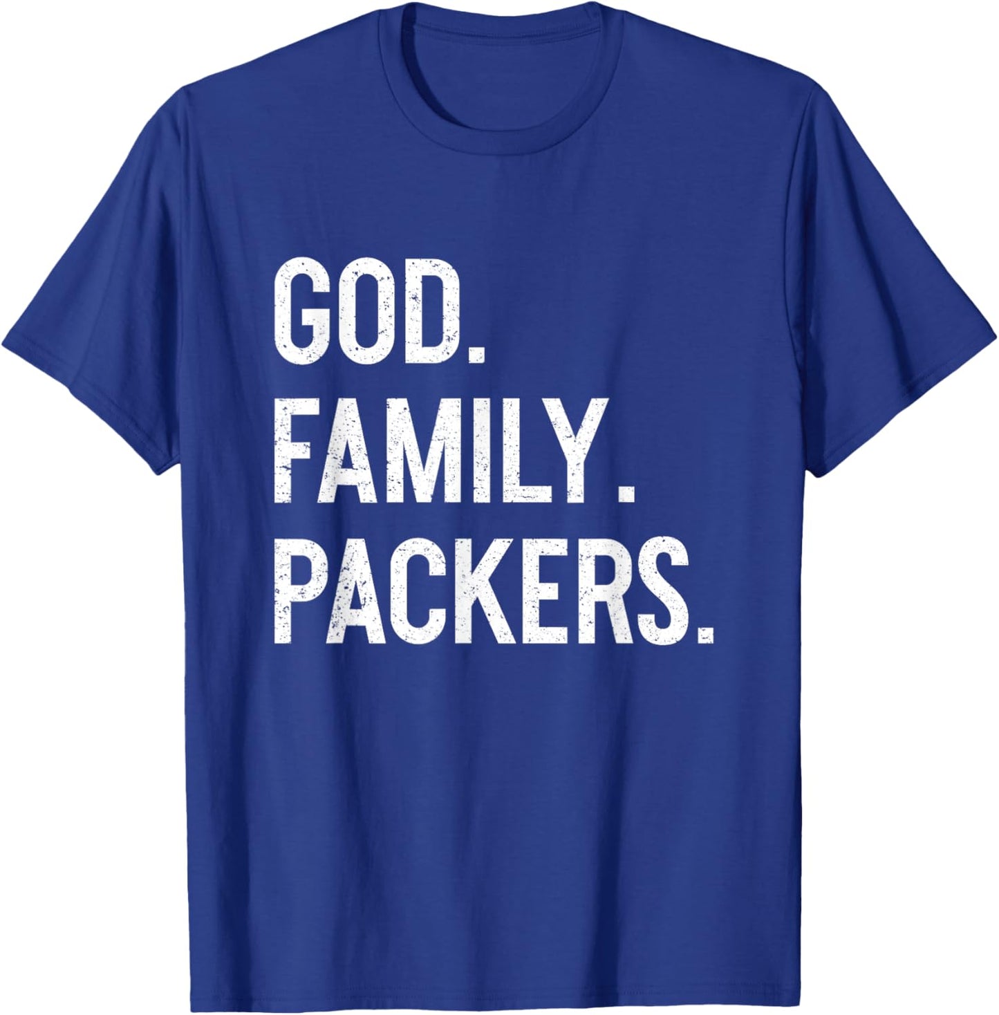 Christian Faith Quote - God Family Packers , Women T-Shirt - T-Shirt | Royal