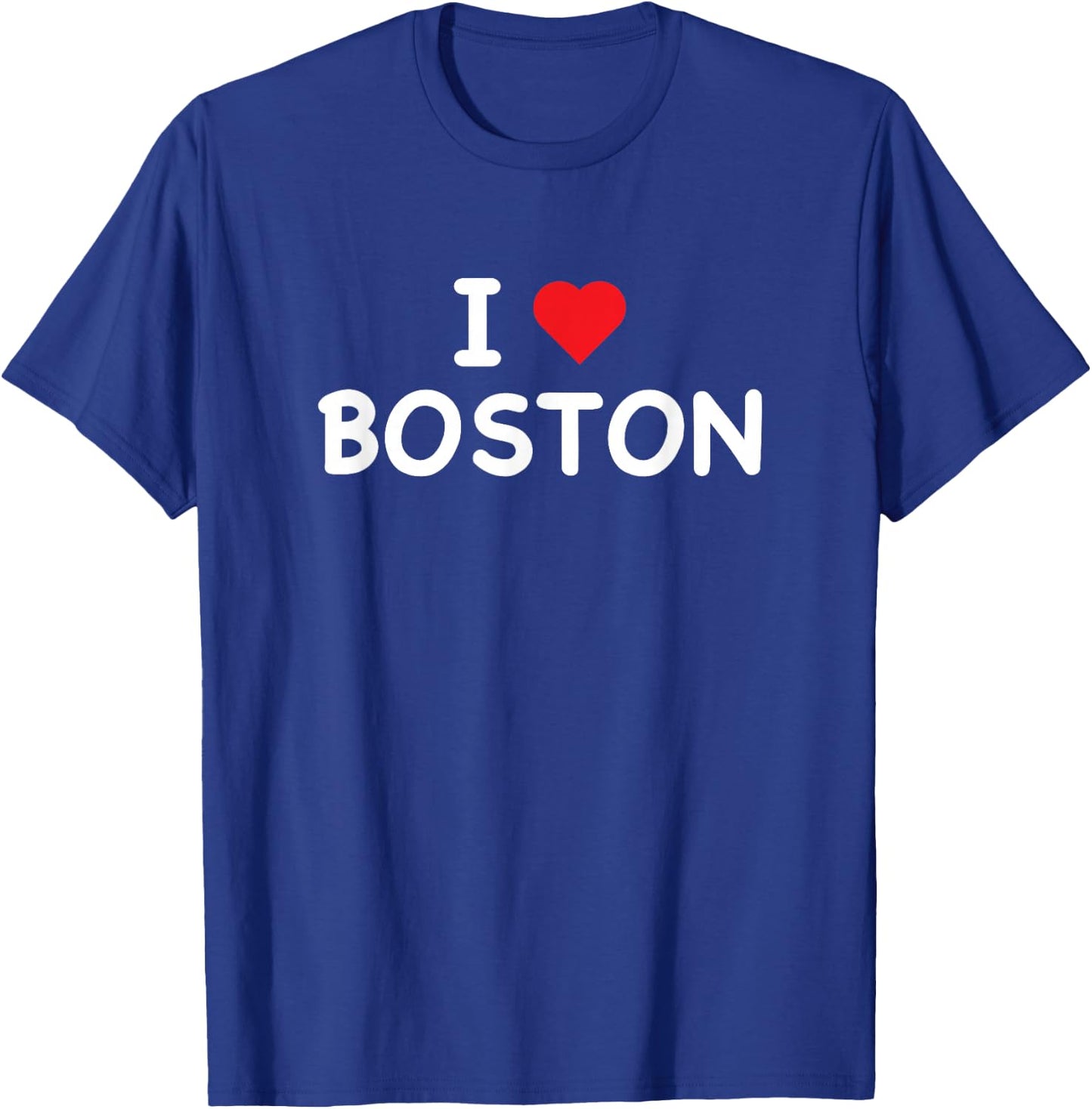 Boston - I Love Boston - Massachusetts - MA - Classic T-Shirt - T-Shirt | Royal