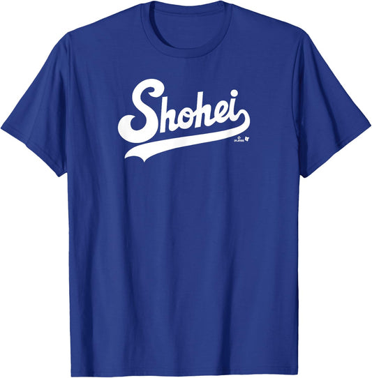 Shohei Ohtani: Jersey Front Back #17 - Los Angeles Baseball T-Shirt - T-Shirt | Royal