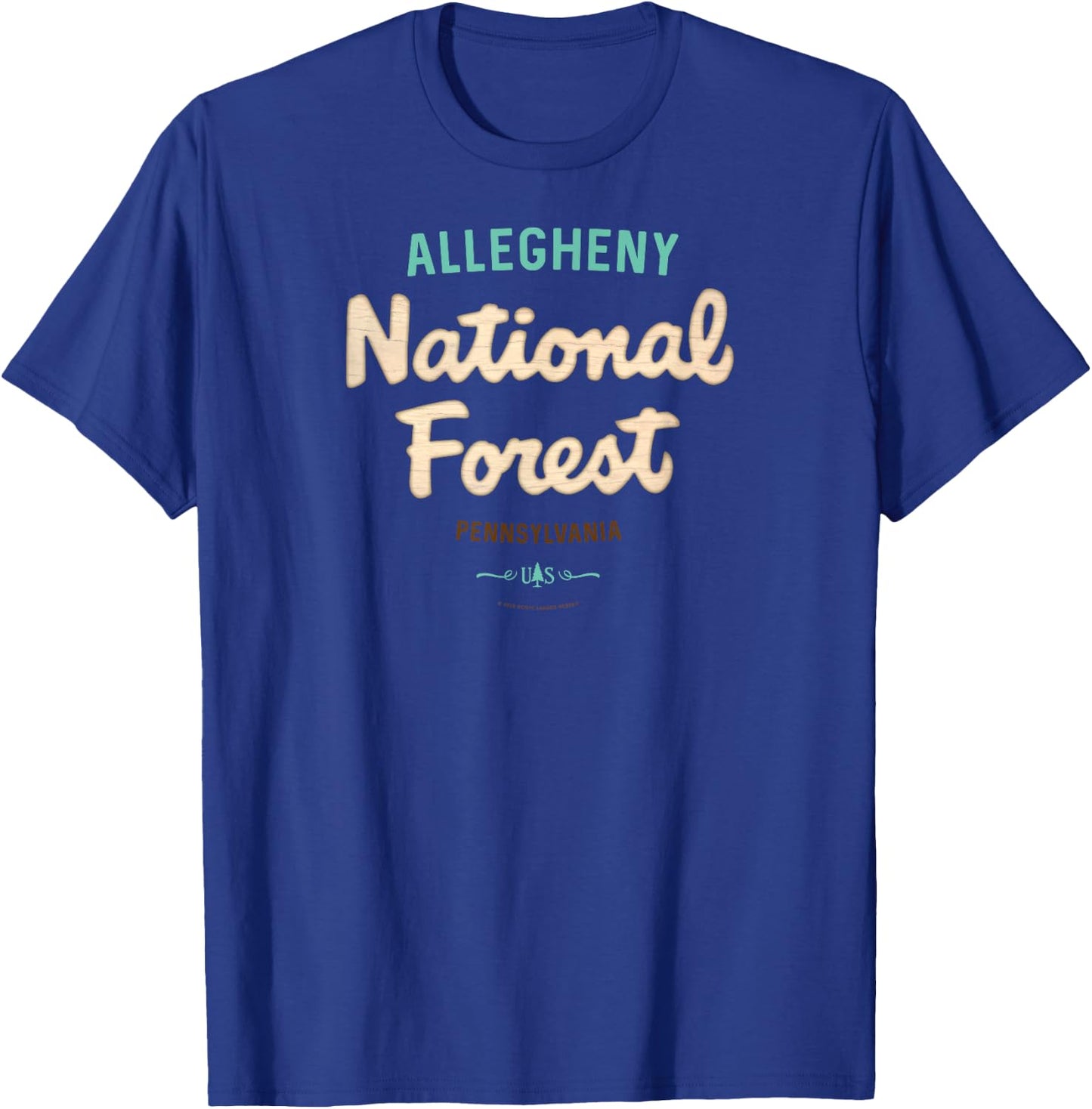 Allegheny National Forest USA T-Shirt - T-Shirt | Royal