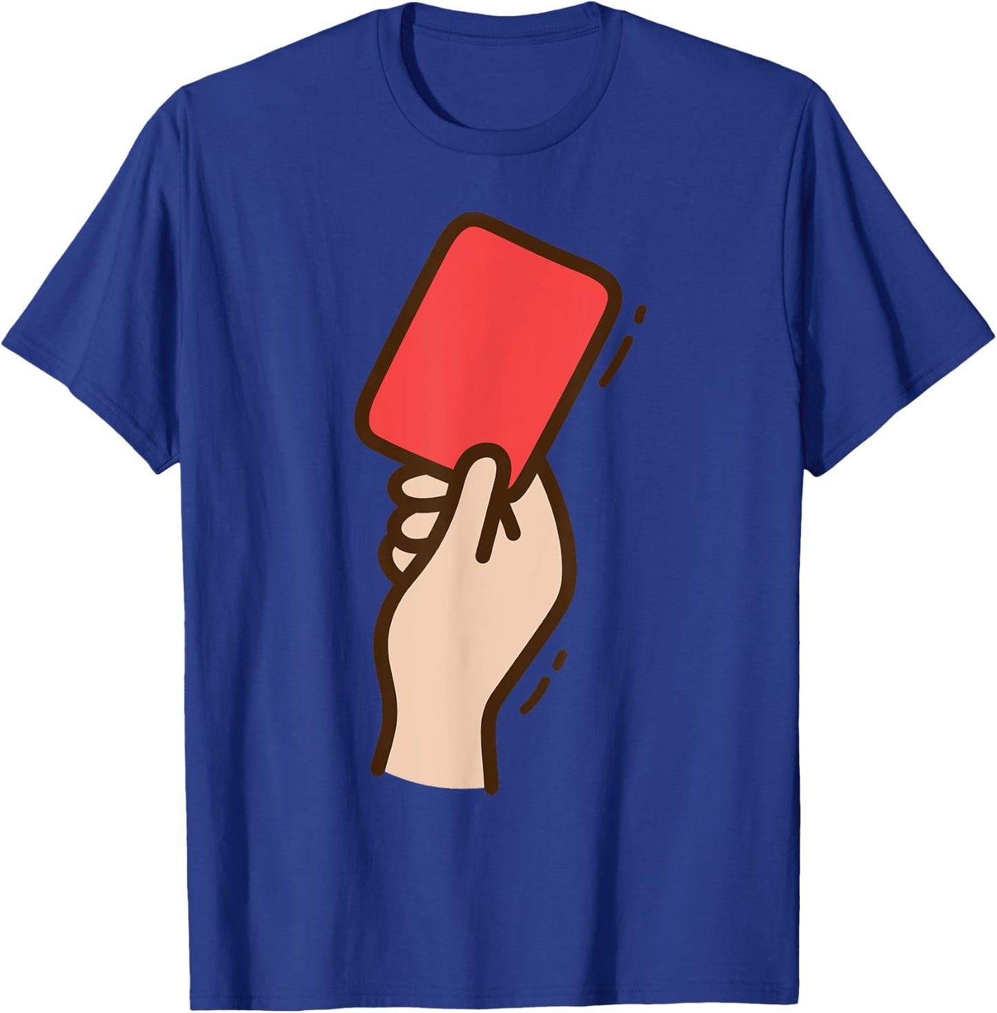 Funny Soccer Red Card T-Shirt - T-Shirt | Royal