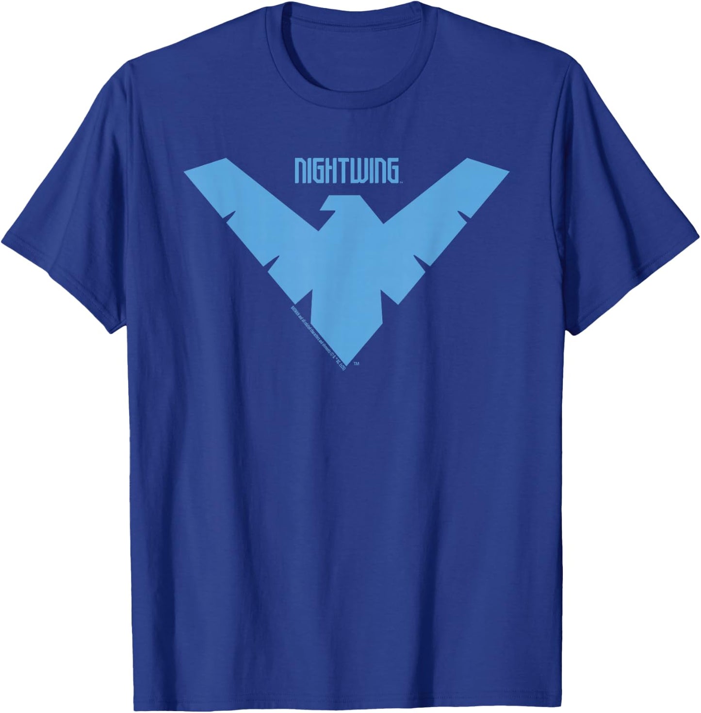 Batman Nightwing Logo , Black, S T-Shirt - T-Shirt | Royal