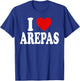 I Heart Love Arepas T-Shirt - T-Shirt | Royal