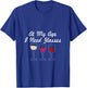 At My Age I Need Glasses Funny Wine Drinking T-Shirt - T-Shirt | Royal