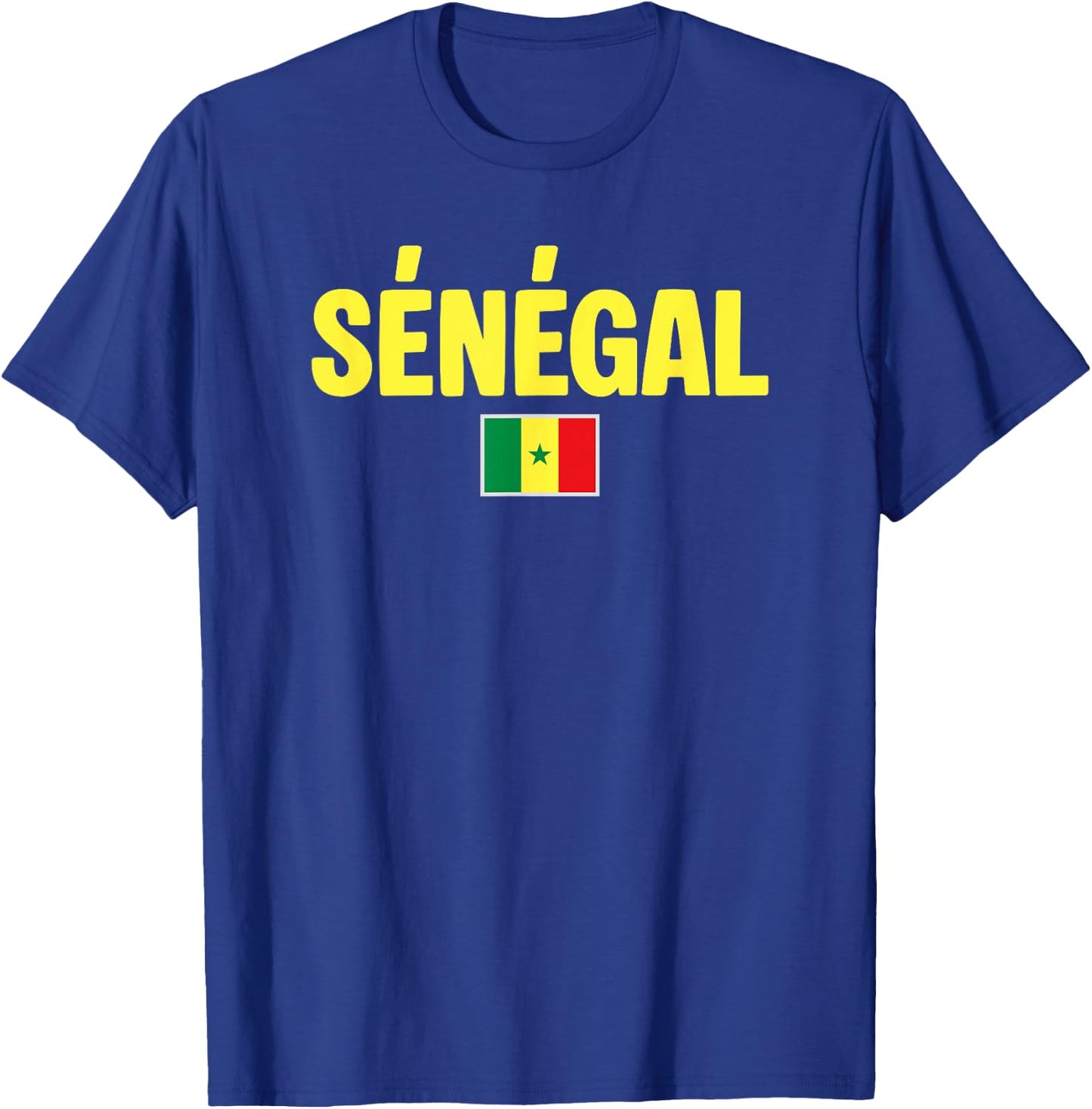 Senegalese Senegal Flag T-Shirt - T-Shirt | Royal